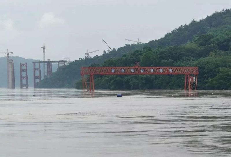 重慶水土嘉陵江大橋、寶成鐵路涪江大橋經(jīng)受洪水考驗(yàn)
